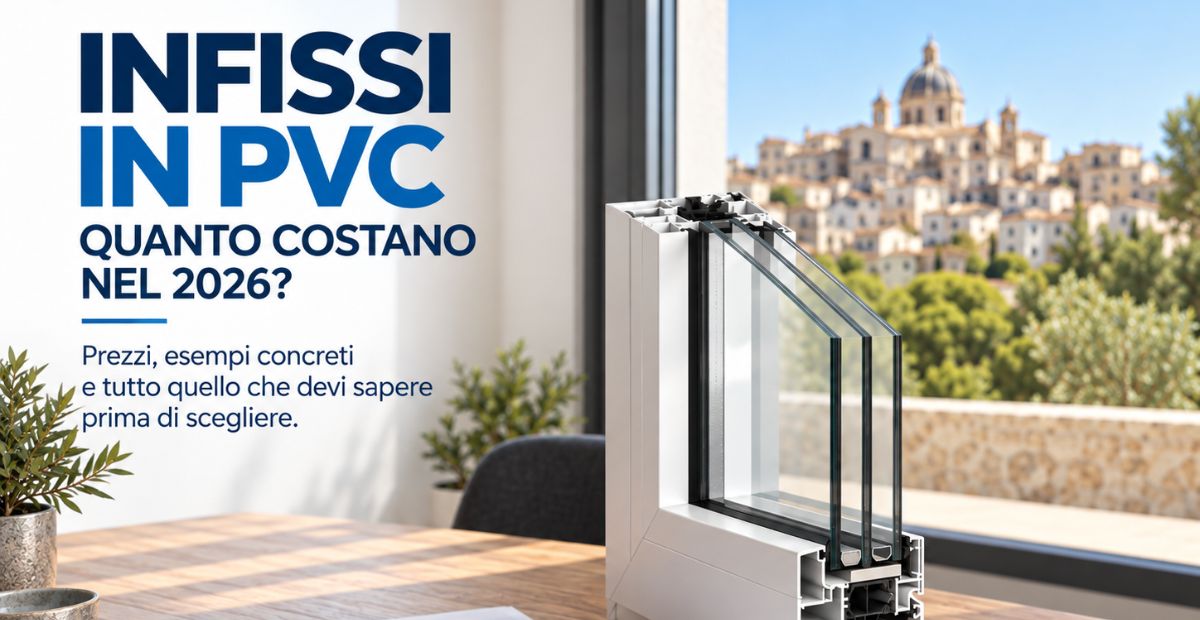 Ecco una breve guida per sapere quanto costano gli infissi in pvc e per conoscere tutti gli altri elementi di valutazione