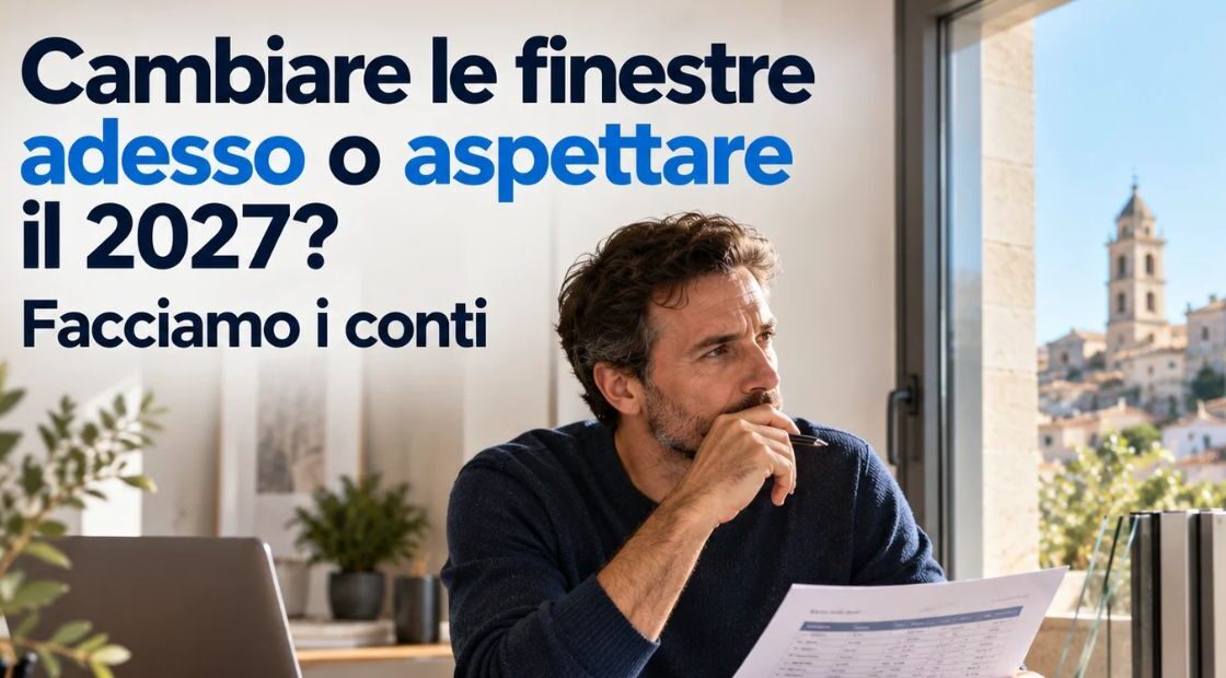 Bonus infissi al 36% nel 2027?
