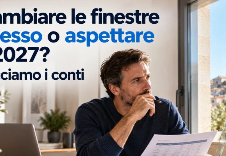 Bonus infissi al 36% nel 2027?