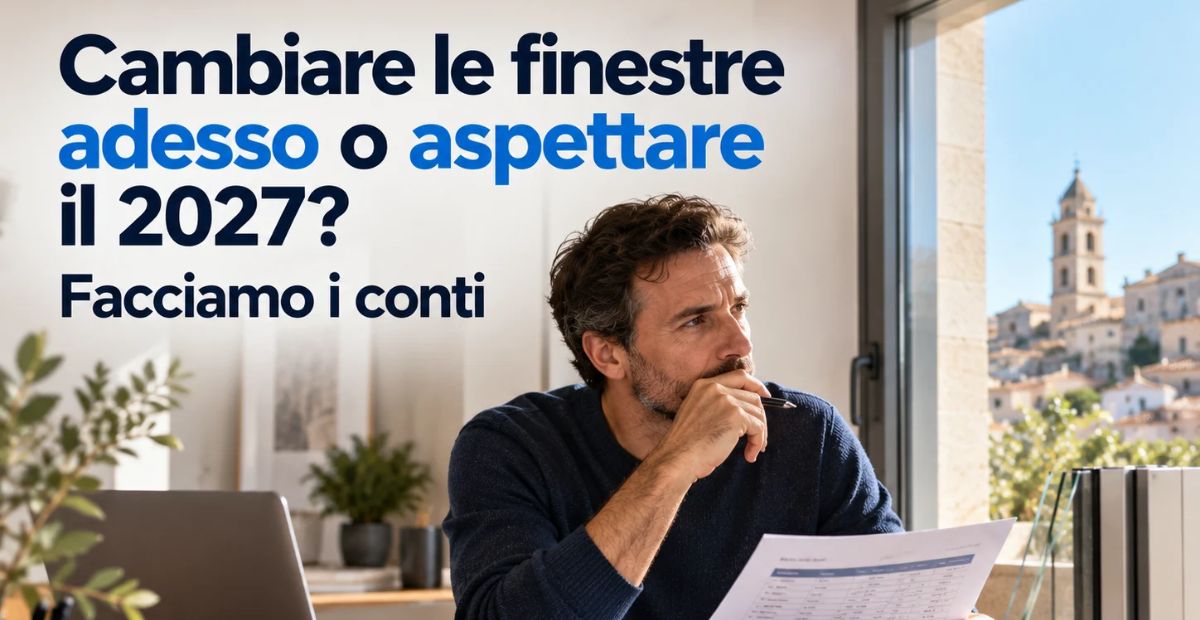 Bonus infissi al 36% nel 2027?